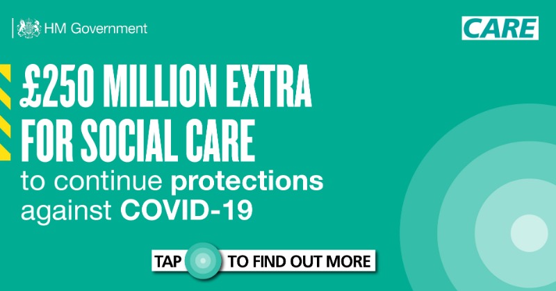 £250 Million extra for social care