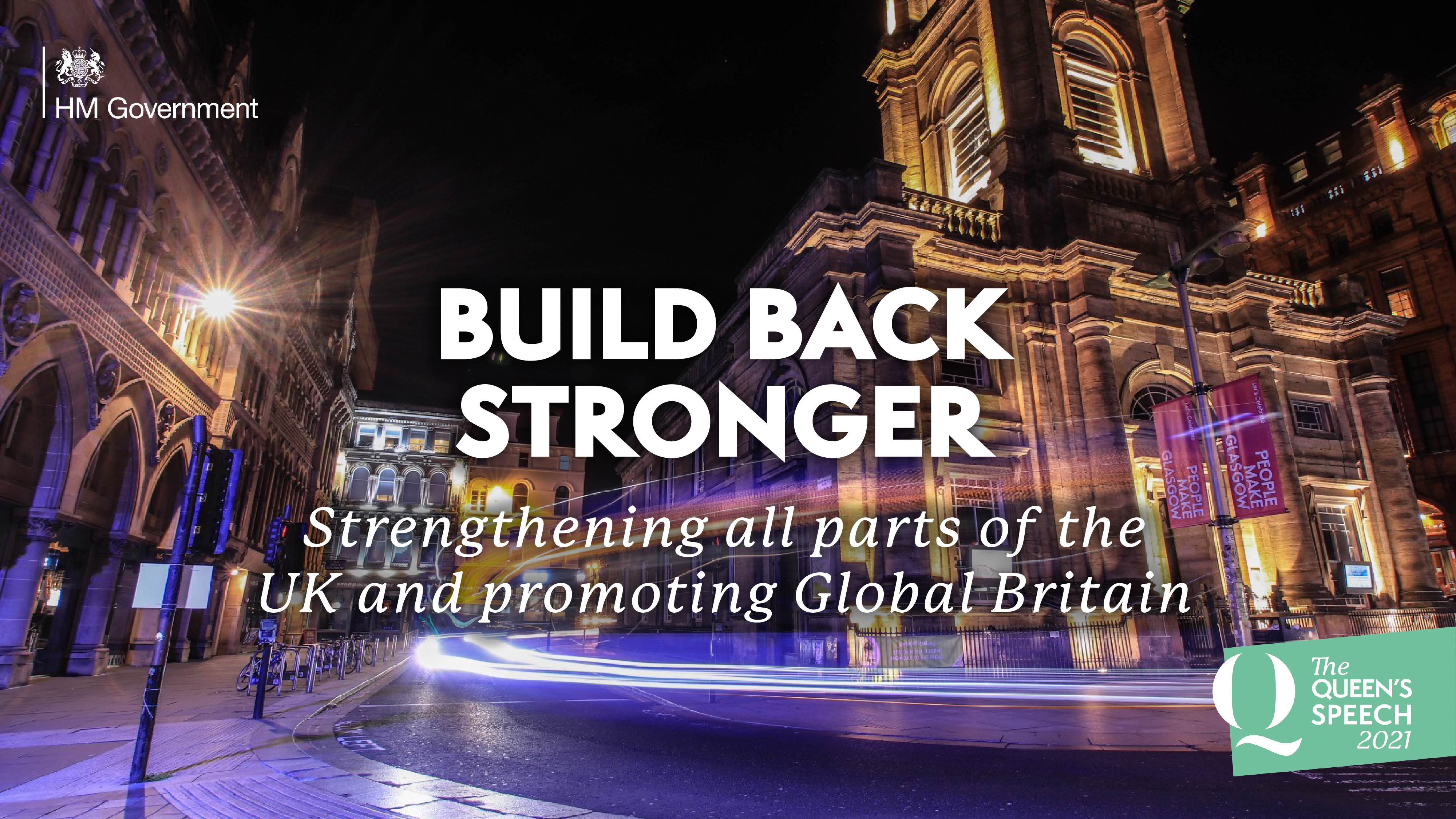 Queen's Speech - build back stronger