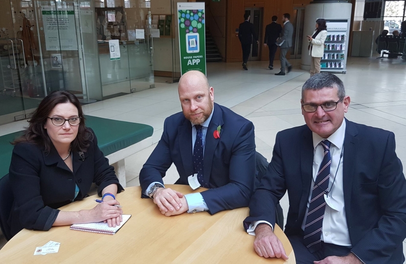 Rebecca Harris with the Police Federation