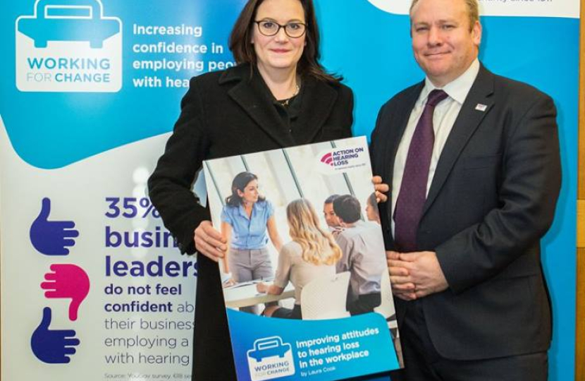 Paul Breckell with Rebecca Harris MP