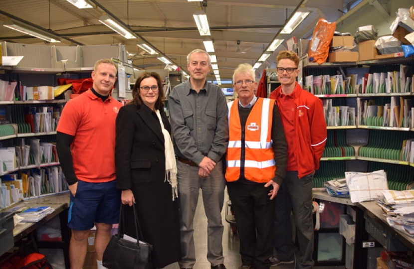 Rebecca with Royal Mail