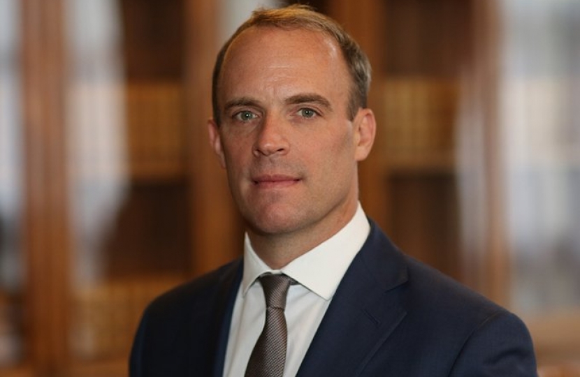 Foreign Secretary Dominic Raab