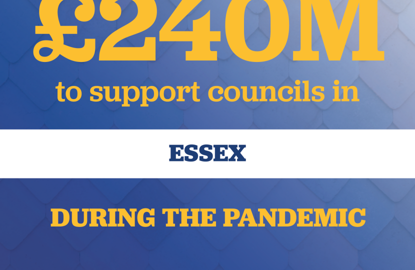 £240 million support for councils in Essex during the pandemic