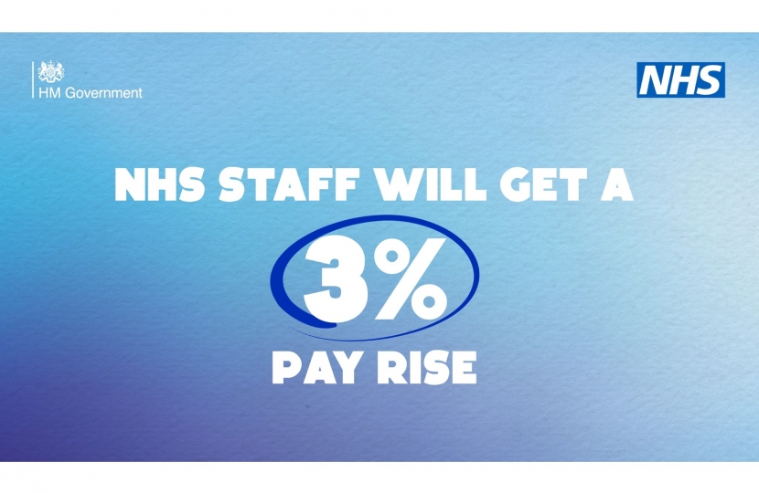 NHS 3% pay rise