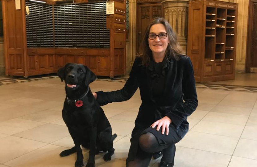 RH with dog 