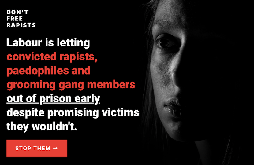 Don't free rapists from prison