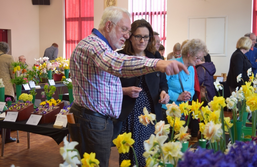 Rebecca Harris at Benfleet Horticultural Society Event