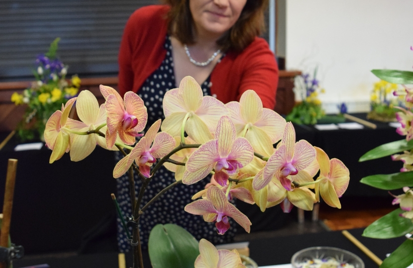 Rebecca Harris at Benfleet Horticultural Society Event