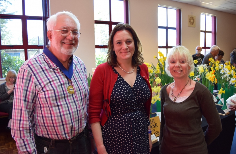 Rebecca Harris at Benfleet Horticultural Society Event