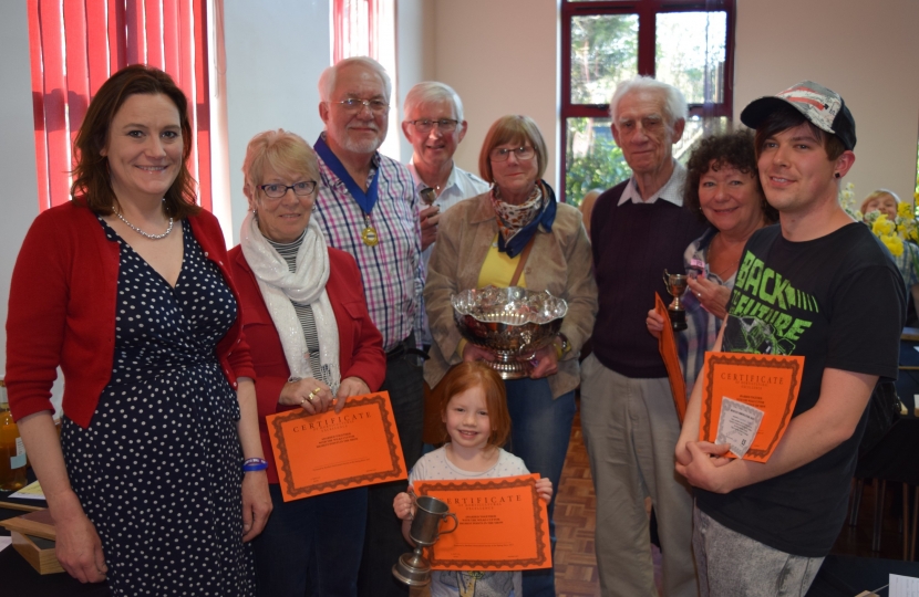 Rebecca Harris at Benfleet Horticultural Society Event