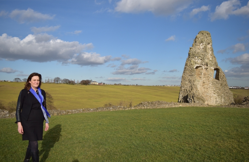 Rebecca at Hadleigh Castle