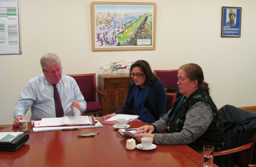 Revd Brenda Gutberlet meeting with the Secretary of State for Transport