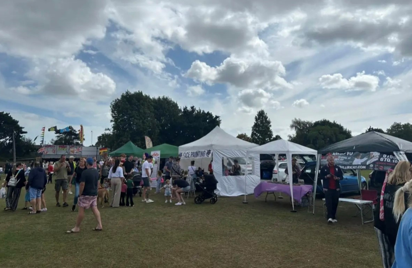 Stalls at the fayre