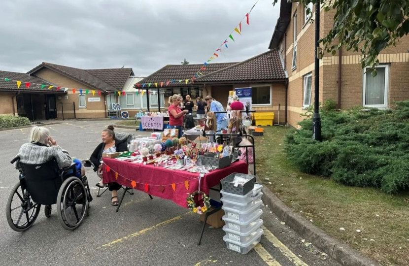 Some of the stalls at the fayre