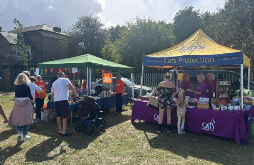 Charity stalls