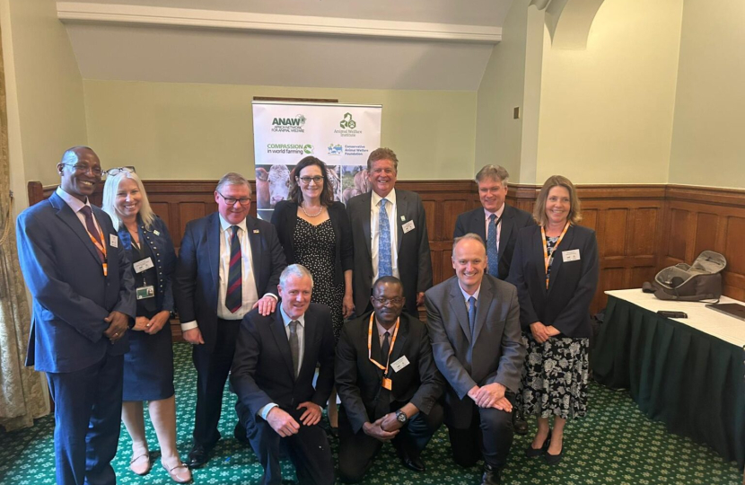 Rebecca and other Parliamentarians at the event