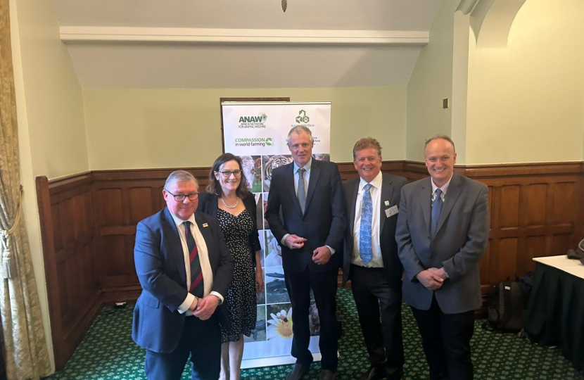 Rebecca and Lord Goldsmith and others