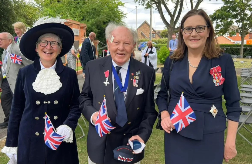 Rebecca on Armed Forces Day