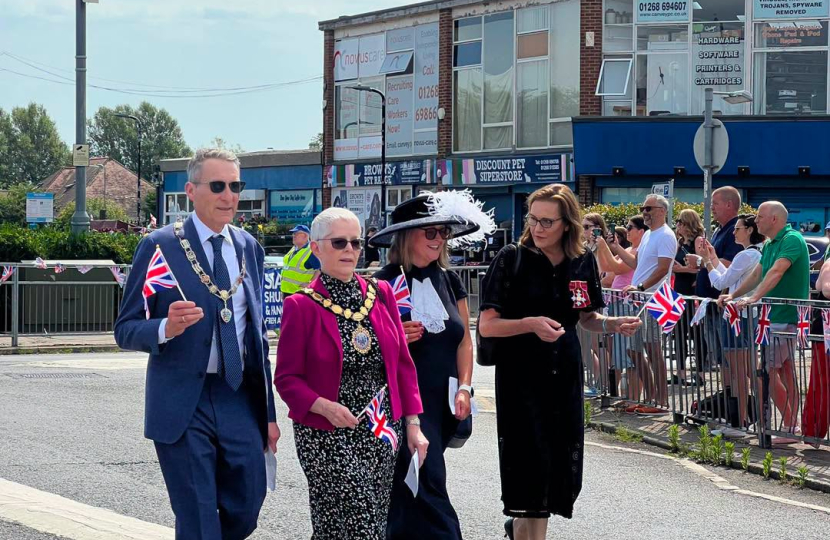 Rebecca and The Mayor of Castle Point Borough Council