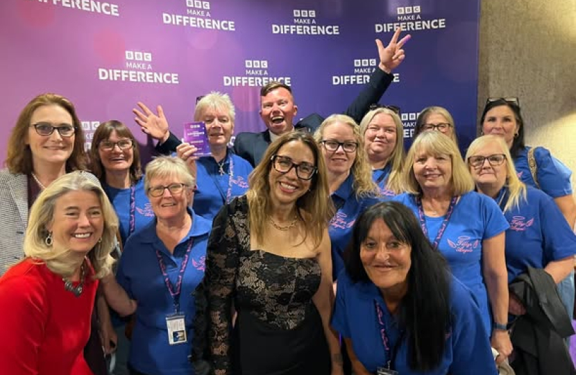 Rebecca with Tilly's Angels