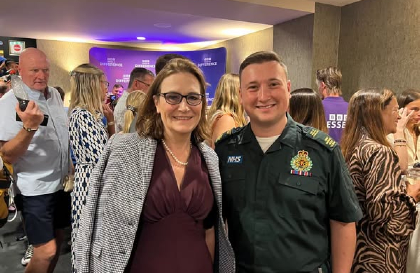 Rebecca with Jack Broomfield