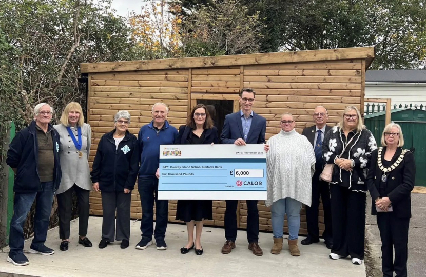 The Big Calor Cheque