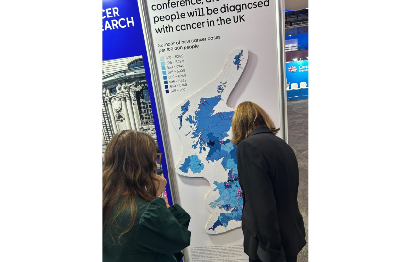 Rebecca Harris MP Meets Cancer Research UK Representatives at Conservative Party Conference
