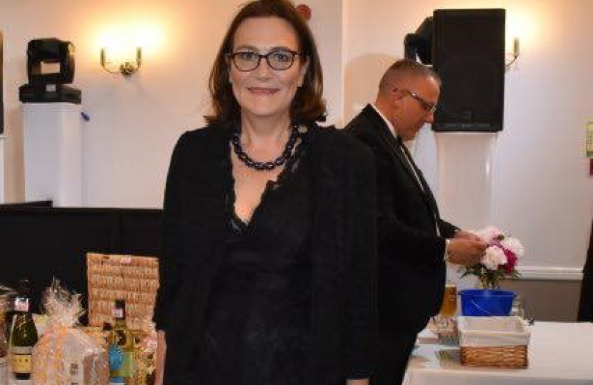 Rebecca at the President's Night