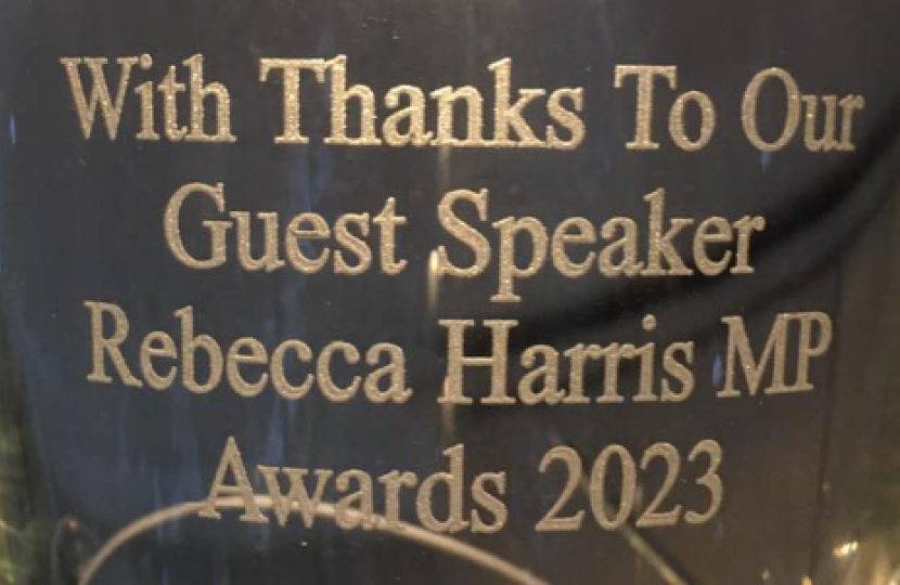 Rebecca Harris MP Speaks at Cornelius Vermuyden School