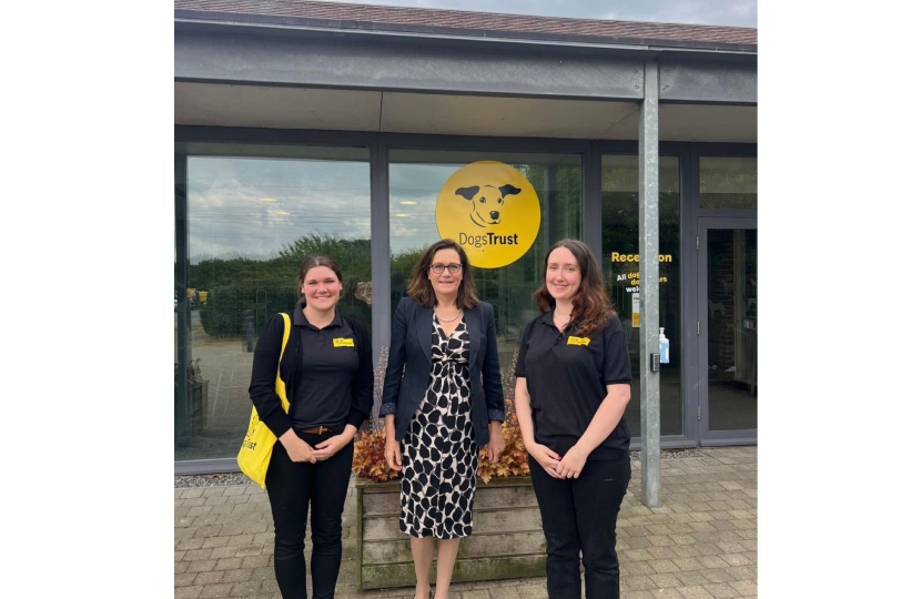 Rebecca at Dogs Trust Centre