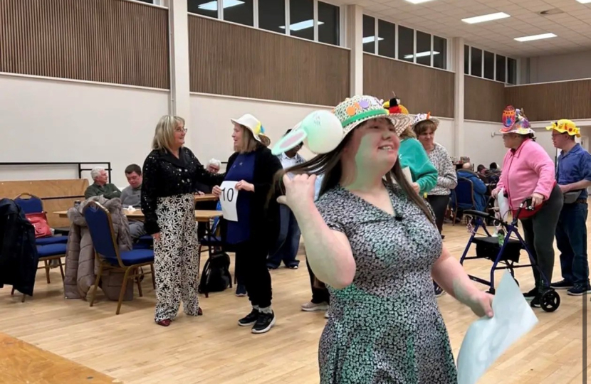 Easter Bonnet participant