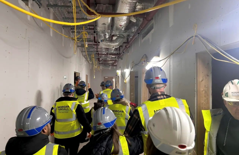 Visiting the development