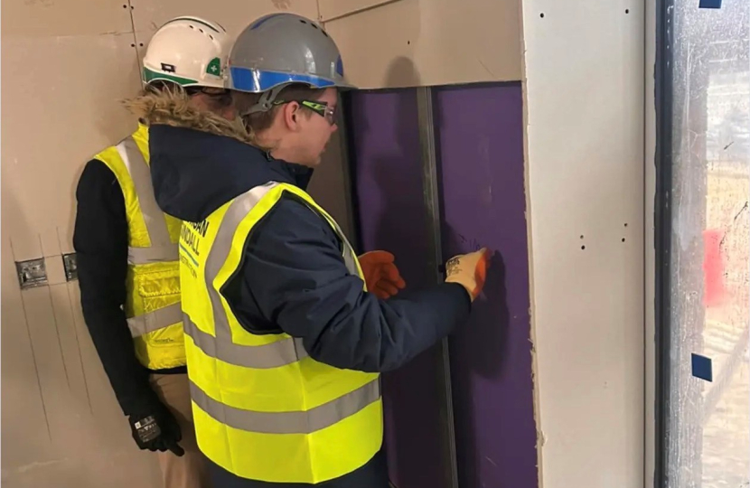 Signing the wall