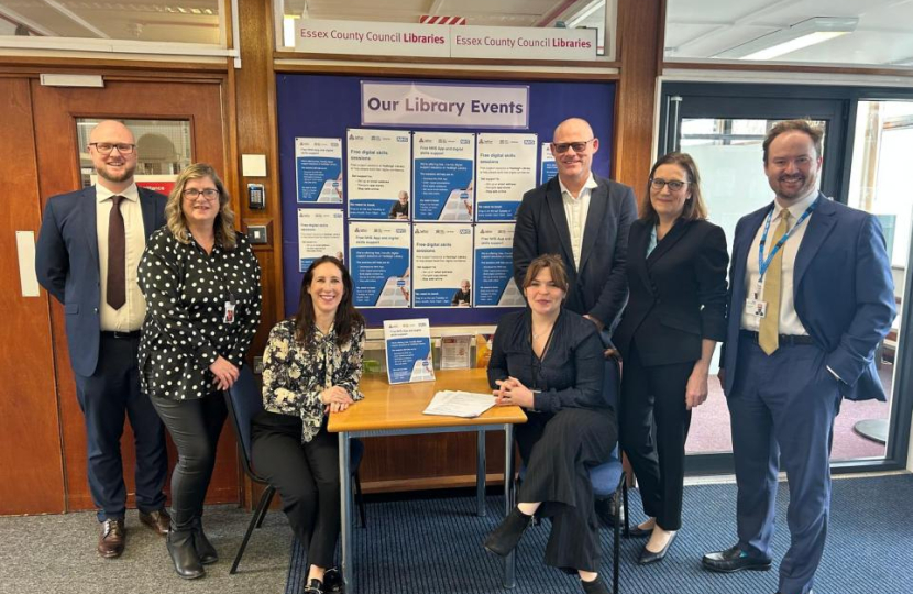 Rebecca at Hadleigh Library