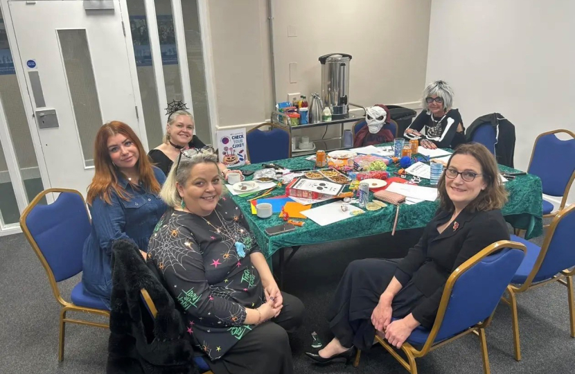 Rebecca at the meeting