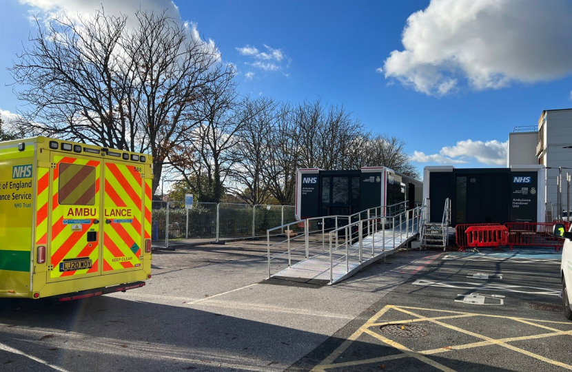 New Ambulance Handover Unit Southend Hospital (2)