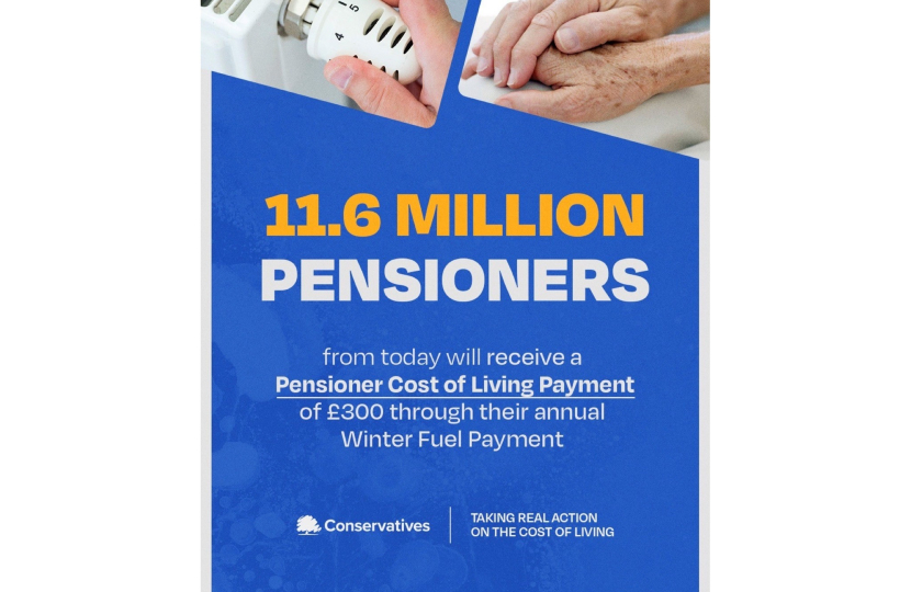 Pensioner COL payment