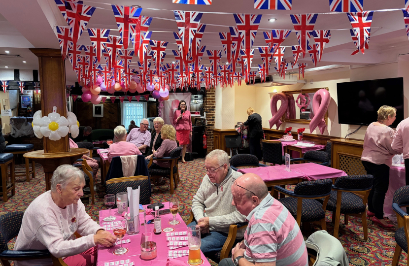 Benfleet Conservative Club "Wear It Pink" event