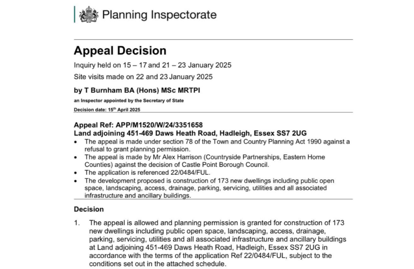 Planning Inspectorate Appeal Decision