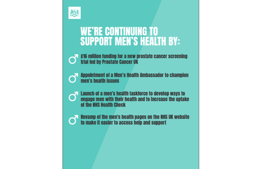 Rebecca Harris MP welcomes announcement of lifesaving prostate cancer screening trial