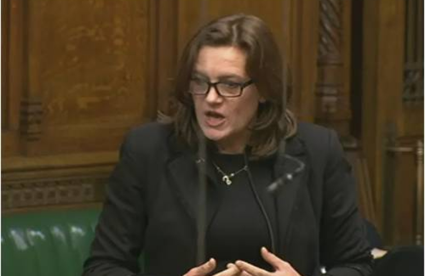 Rebecca speaking in the House