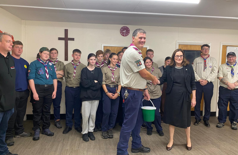 2nd Thundersley Scout Group and Rebecca