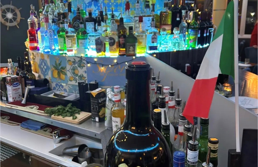 The bar