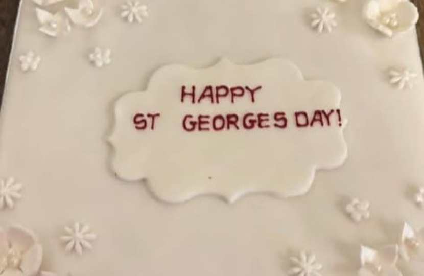 St George's Day cake