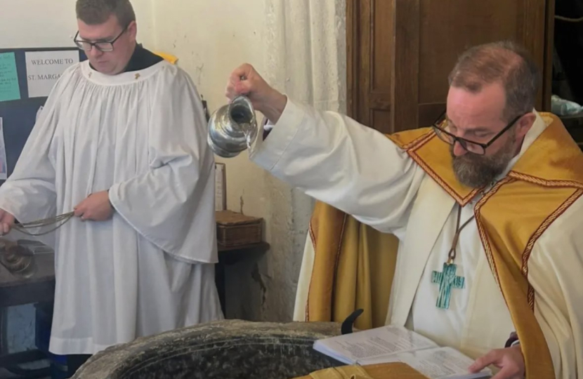 St Margaret's Church font