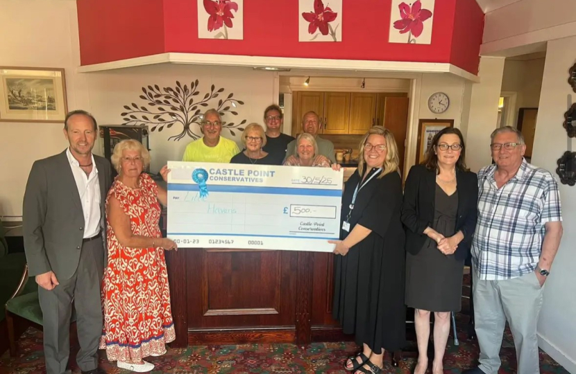 Conservative club cheque