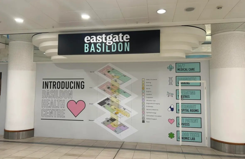 Floor plan of the development