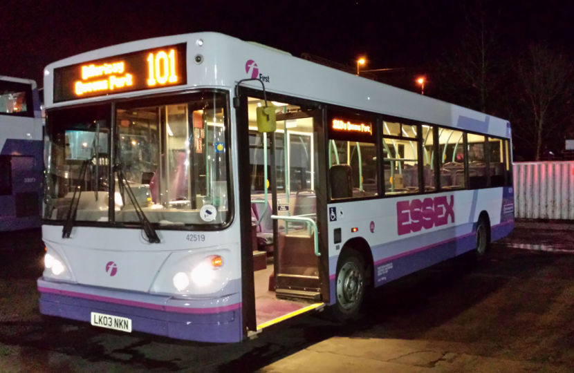 Rebecca Harris MP welcomes £4,800,000 of Conservative Government funding for brand new zero-emission buses in Essex