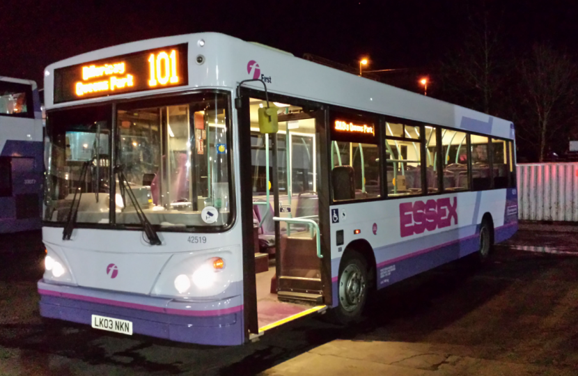 Rebecca Harris MP welcomes £4,800,000 of Conservative Government funding for brand new zero-emission buses in Essex  