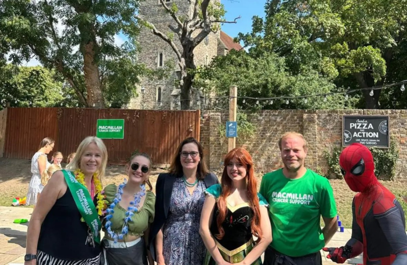 Rebecca and event organisers